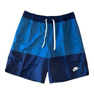 Nike Color Block Swim Trunks Blue DM6831-410 Men’s Size S